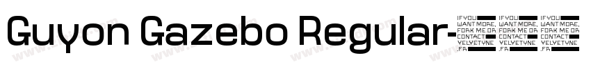 Guyon Gazebo Regular字体转换